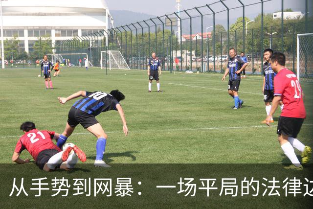 从手势到网暴：一场平局的法律边界课